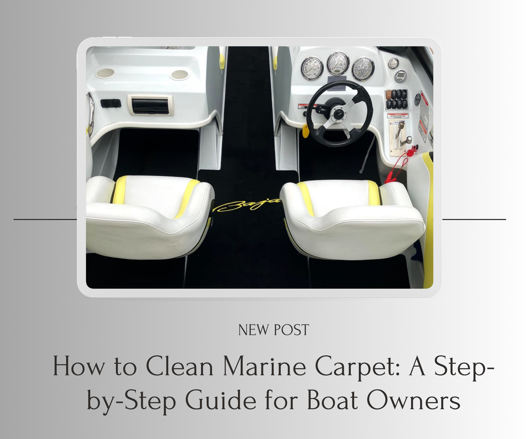 How to Clean Marine Carpet: A Step-by-Step Guide for Boat Owners
