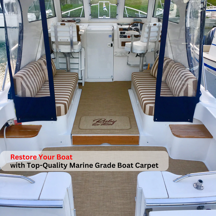 Boat Custom Carpet and Mat Replacement with Your Logo: Elevate Your Brand in Style