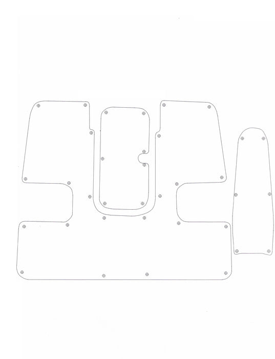 2004-2008 Caravelle 187 Snap in Boat Carpet