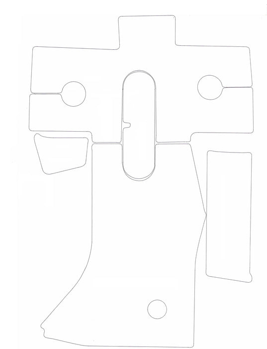 2004-2005 Rinker Captiva 282 Snap in Boat Carpet