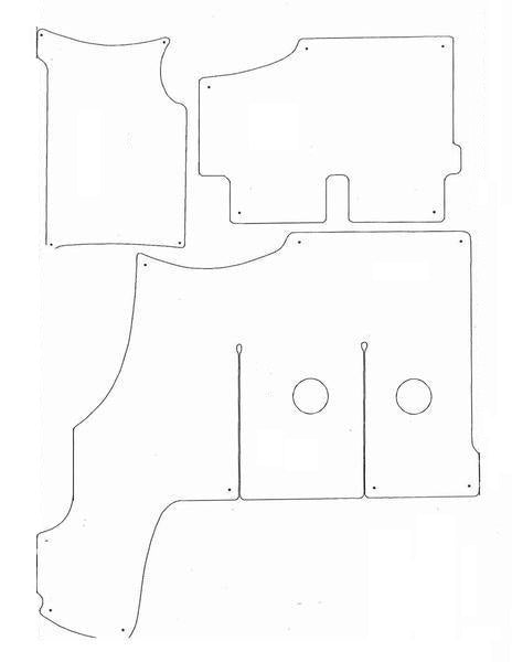 2004 Formula 40 PC Snap in Boat Carpet