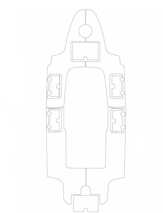 2012 Chris Craft Catalina 29 Snap in Boat Carpet