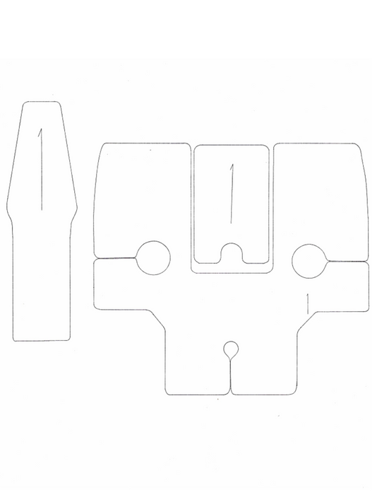 99 Chaparral 2330 Sport Snap in Boat Carpet