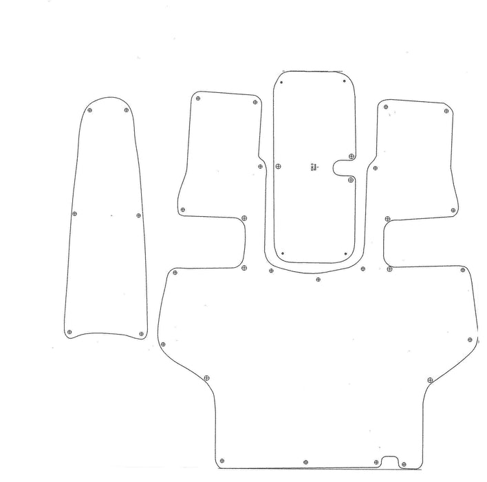 2004-2008 Caravelle 232 Interceptor Snap in Boat Carpet - Matworks