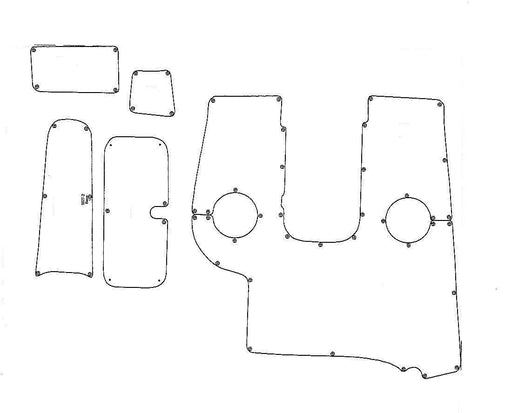 2007-2009 Caravelle 217 LS Snap in Boat Carpet - Matworks