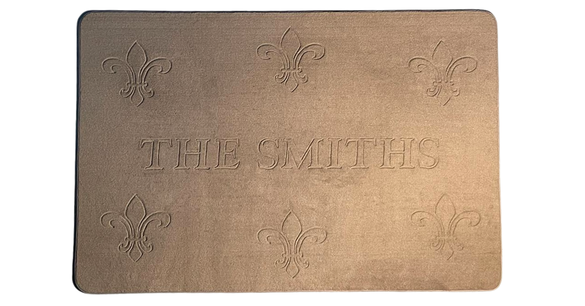 Custom Carved Estate Mats - 4x6