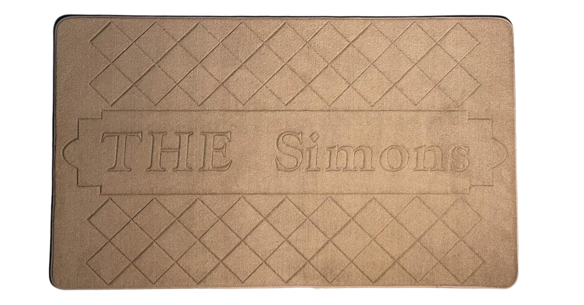 Custom Carved Estate Mats - 2x3