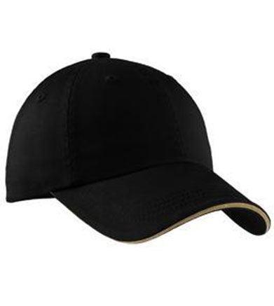 Custom Unisex Sandwich Bill Cap with Striped Closure - Matworks