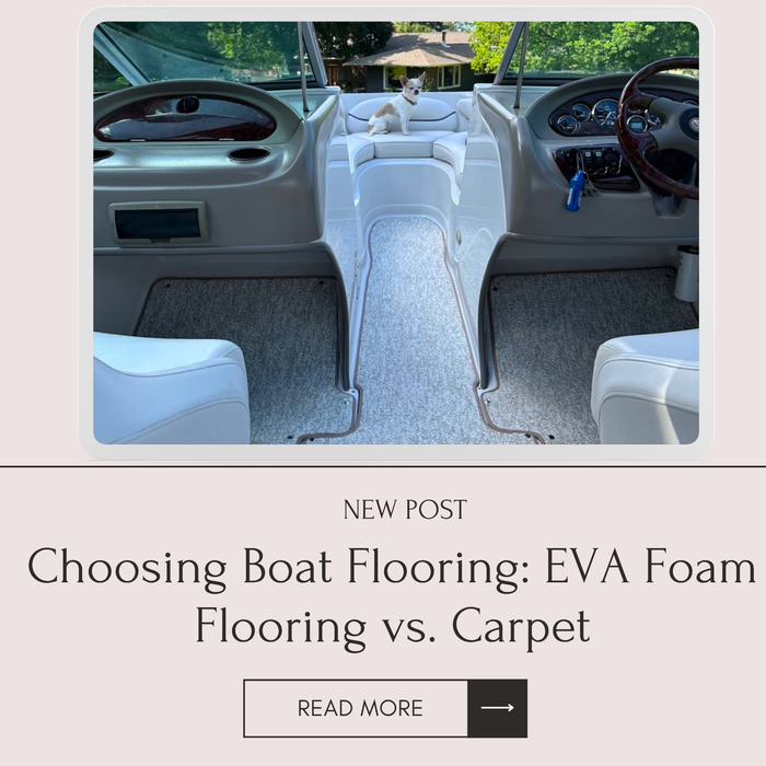 Choosing Boat Flooring: EVA Foam Flooring vs. Carpet