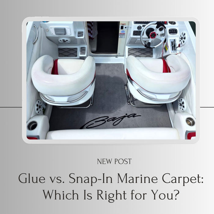 Glue vs. Snap-In Marine Carpet: Which Is Right for You?