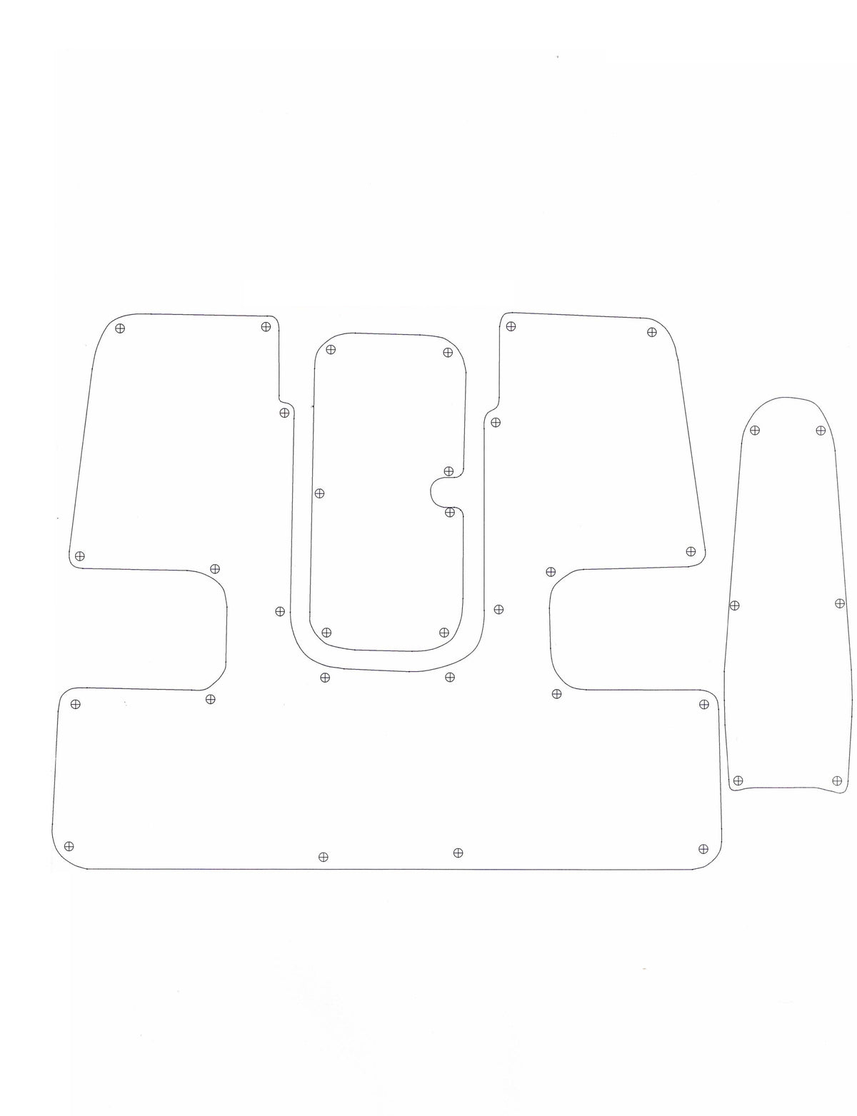 2003-2008 Caravelle 187 Snap in Boat Carpet | Matworks