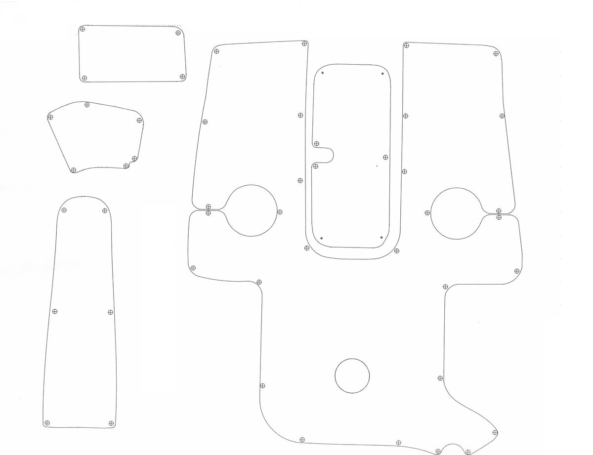 2006-2008 Caravelle 237 BR Snap in Boat Carpet | Matworks