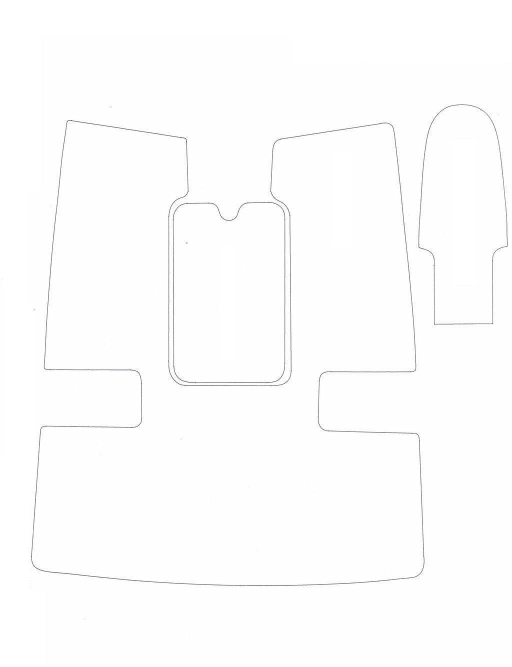 Larson SnapIn Boat Cockpit Carpet Set Replacement Matworks