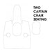 1998-1999 Four Winns 180 Horizon TWO CAPTAIN CHAIR SEATING Snap in Boat Carpet - Matworks