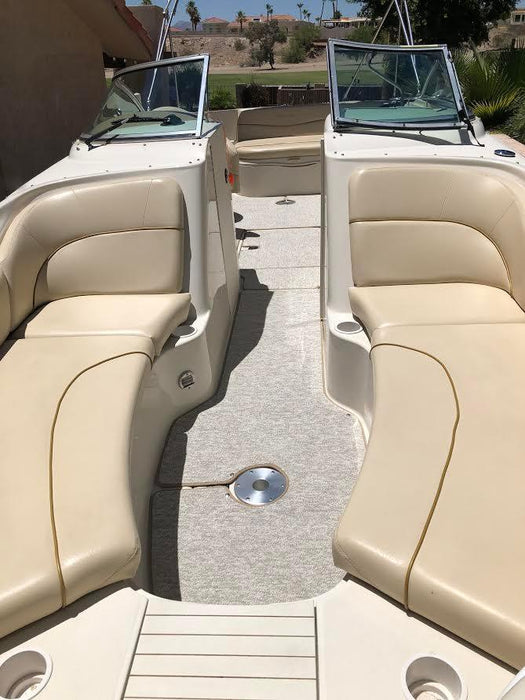 2000-2006 Sea Ray 240 Sundeck PASSENGER BENCH SEATING CONFIGURATION Snap in  Boat Carpet