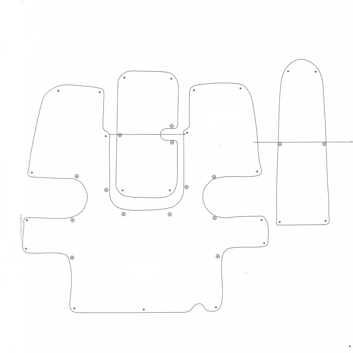 2003-2007 Caravelle 212 Interceptor Snap in Boat Carpet | Matworks