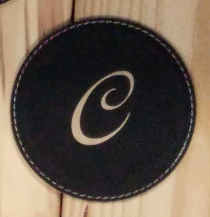 Custom Engraved Leather Coaster Set - Matworks