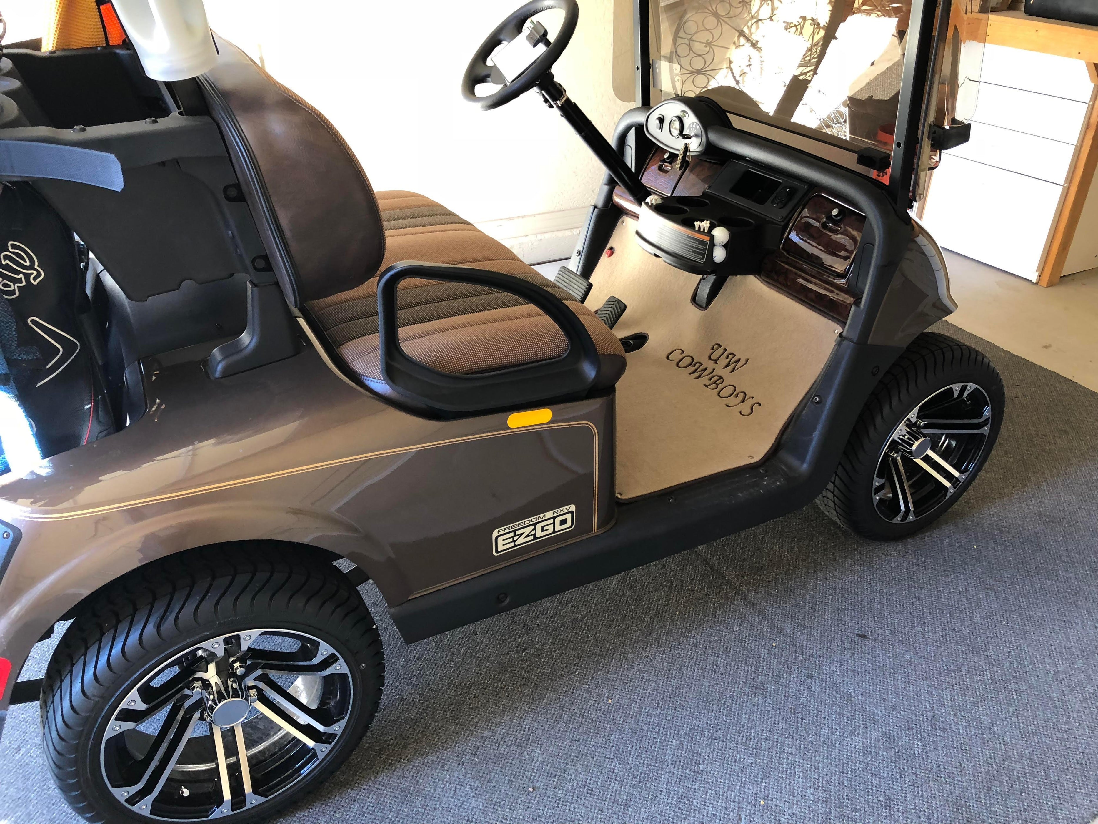 Custom EZGo Golf Cart Mat Matworks
