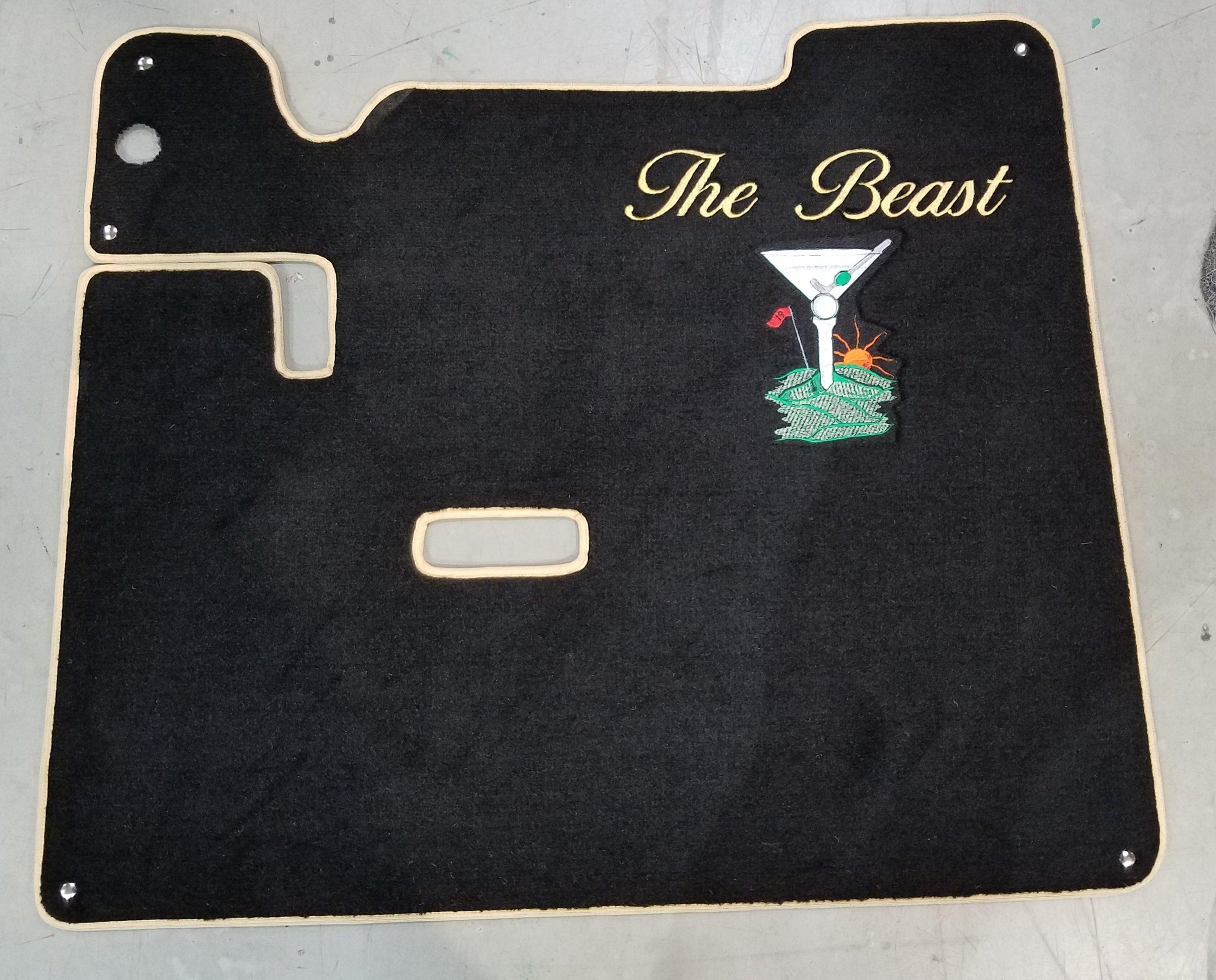 Custom EZGo Golf Cart Mat Matworks