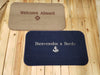 Personalized 18" X 30" "Welcome Aboard" Dock & Deck Mat - Matworks