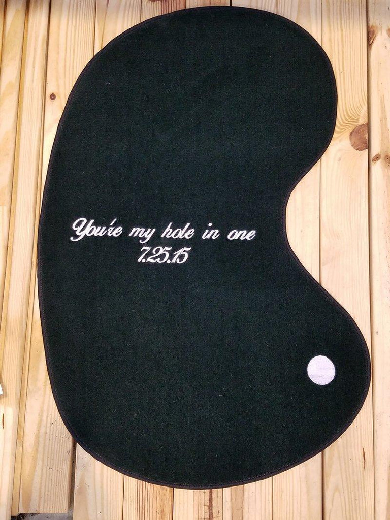 Personalized Putting Green Mat 2x3