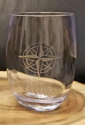 Strahl Engraved Acrylic Wine Glass- Stemless - Matworks